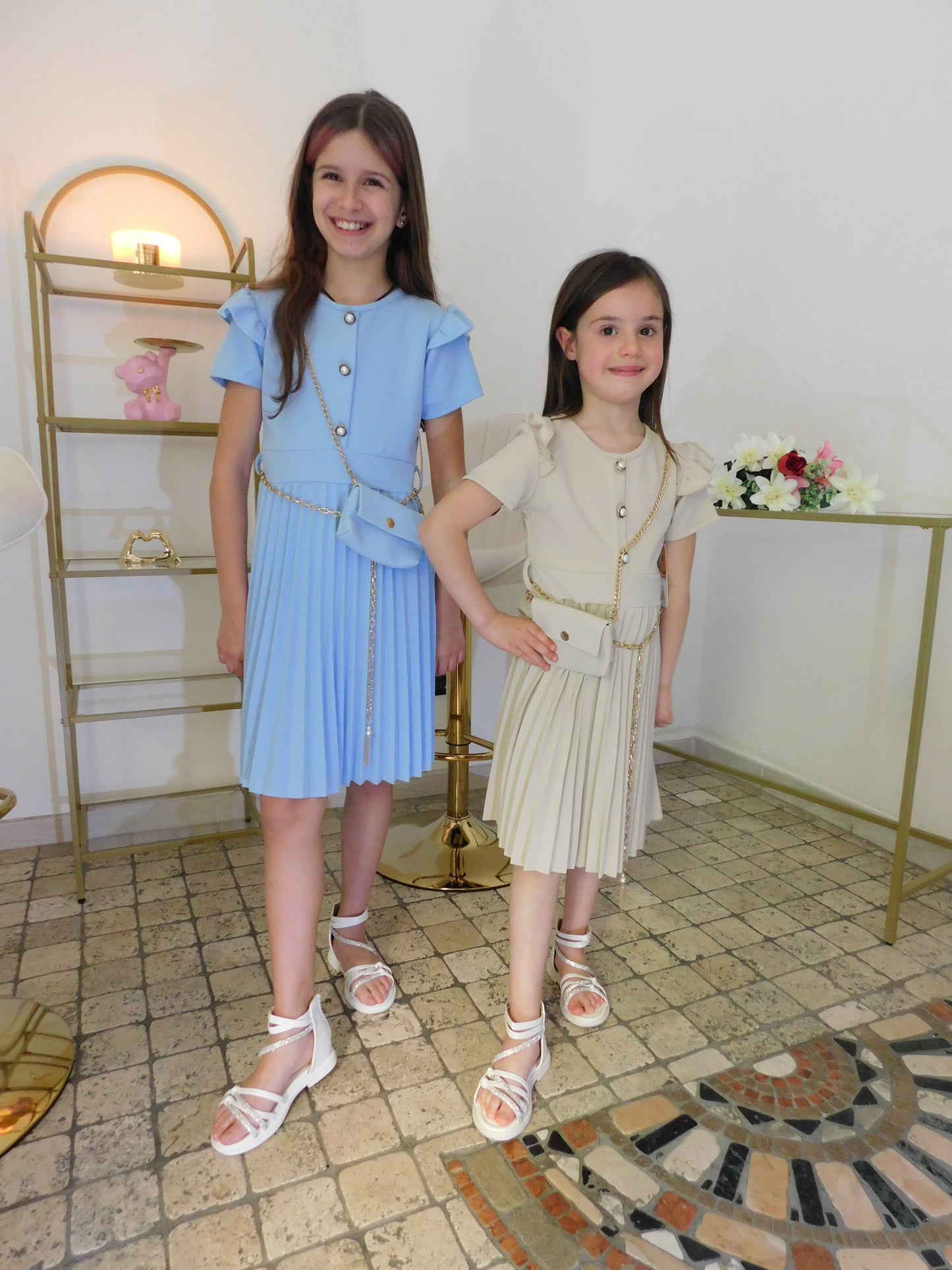 Vestito Carlotta beige