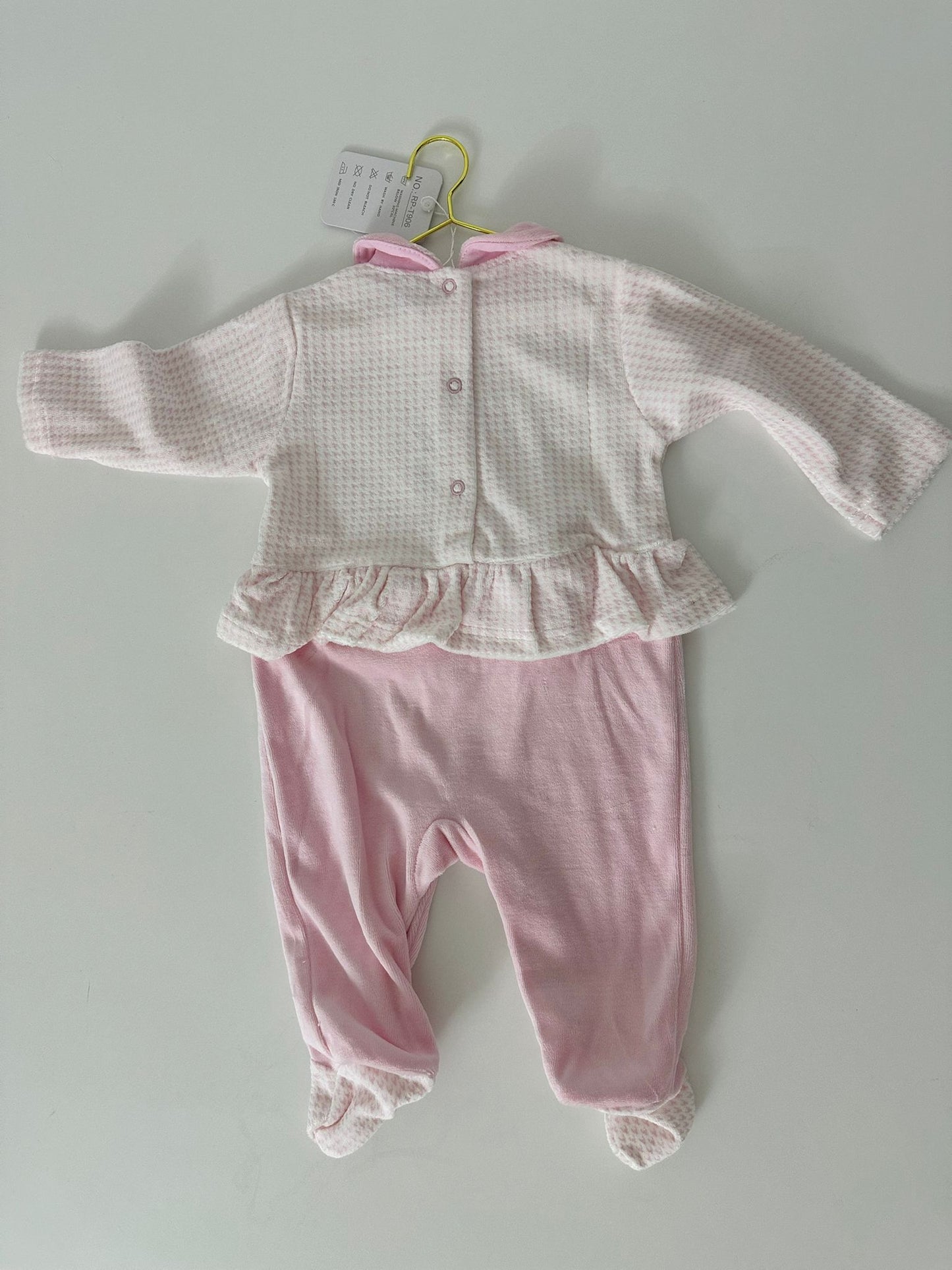 Tutina ciniglia Letters rosa