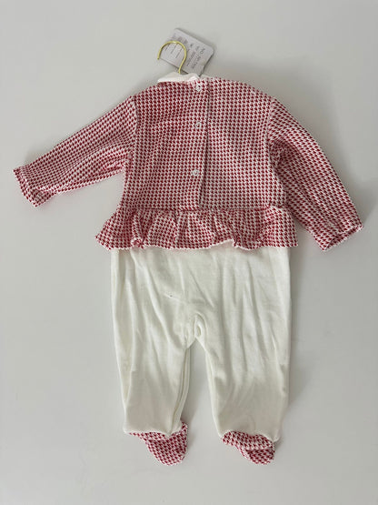 Tutina ciniglia Letters rossa