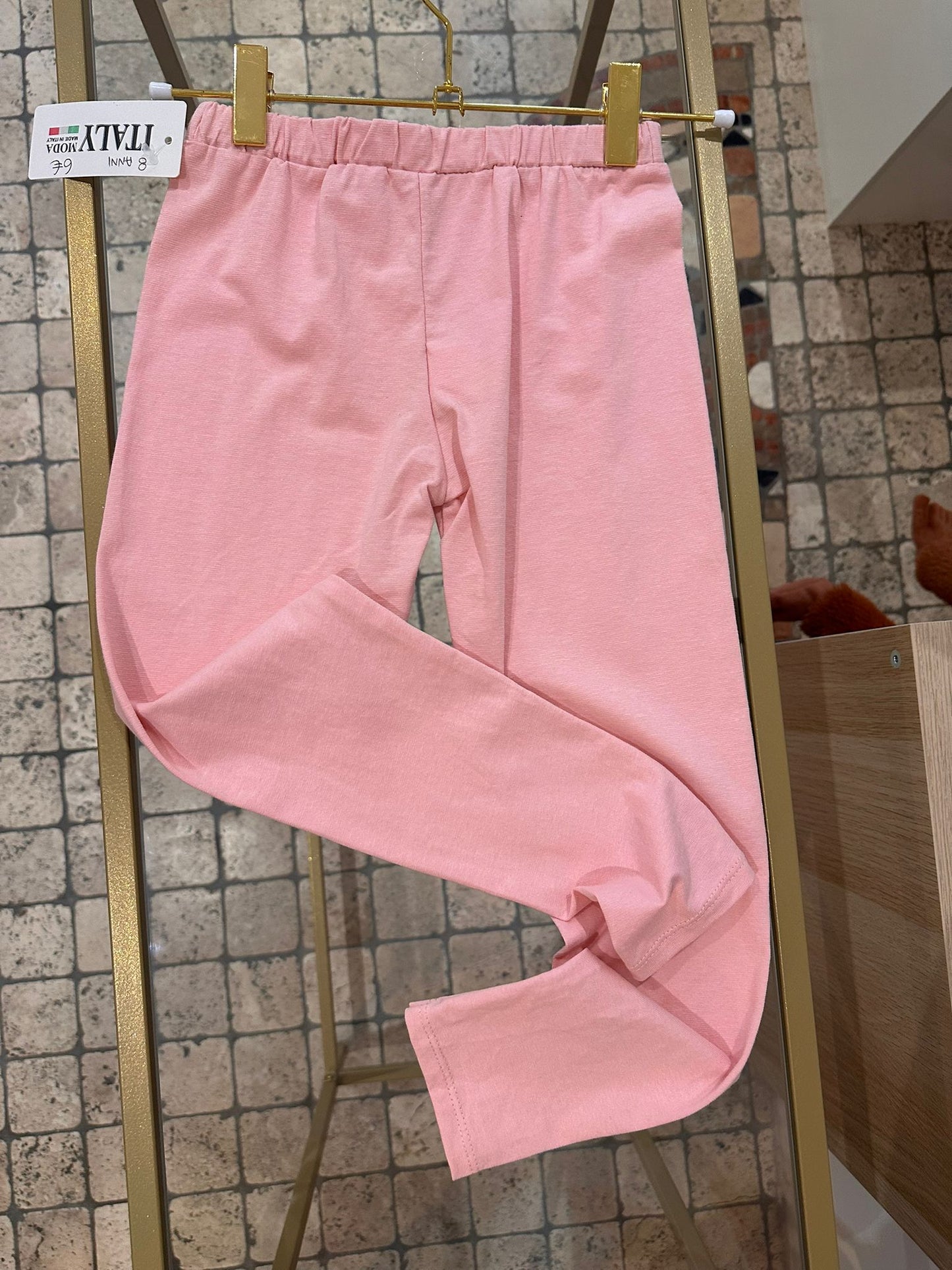 Leggins lungo rosa