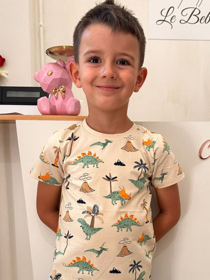 Maglia Dinosauro beige