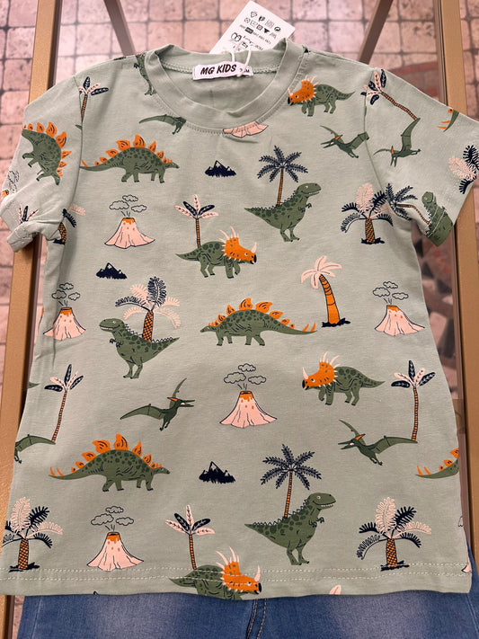 Maglia Dinosauro salvia